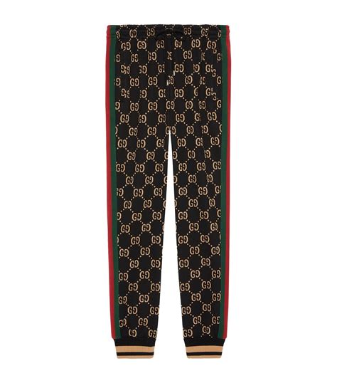 gucci black and white pants|vintage Gucci pants.